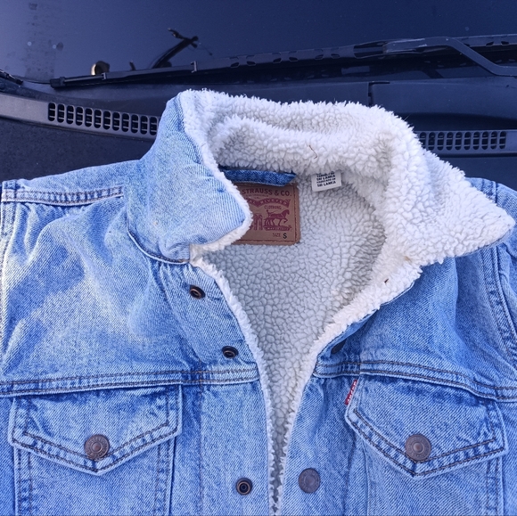 Women Y2k Levis Sherpa Coat - Picture 9 of 13